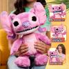Disney Stitch Just Play Ultimate Interactive 17″ Plush Toy, 100+ Sounds & Reactions, Inspired by Disney’s Live-Action Lilo & Stitch Film, New Movie Toy for Fans, Girls, Boys, Kids 3 and Up by(Angel)