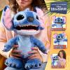 Disney Stitch Just Play Ultimate Interactive 17″ Plush Toy, 100+ Sounds & Reactions, Inspired by Disney’s Live-Action Lilo & Stitch Film, New Movie Toy for Fans, Girls, Boys, Kids 3 and Up by(Stitch)