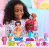 Just Play Disney Junior Ariel Pop Tails Deluxe 7.5-inch Doll and Accessories Set, 19-Pieces, Kids Toys for Ages 3 Up