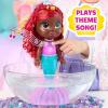 Just Play Disney Junior Splash & Glow Ariel Lights and Sounds 11.5-inch Doll and Accessories, 5-Pieces, Kids Toys for Ages 3 Up