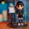 WEDNESDAY Deluxe 6-inch Articulated Figure, 11-Pieces, Interchangeable Face Plates and Fashion, Customizable Collectible Figurine, Kids Toys for Ages 3 Up by Just Play