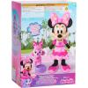 Disney Jr. Minnie Mouse Pet Fun Doll, 10 inch Poseable Minnie Doll, Ages 3 and Up