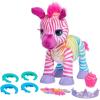 furReal Zenya My Rainbow Zebra Interactive Plush with Accessories, 22-pieces, Pretend Play, Kids Toys for Ages 4 Up by Just Play