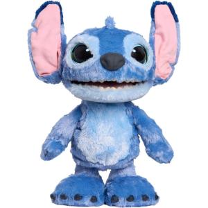 Disney Stitch Just Play Ultimate Interactive 17″ Plush Toy, 100+ Sounds & Reactions, Inspired by Disney’s Live-Action Lilo & Stitch Film, New Movie Toy for Fans, Girls, Boys, Kids 3 and Up by(Stitch)