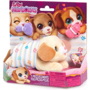 furReal Newborns Puppy Interactive Pet, Small Plush Puppy with Sounds and Motion, Kids Toys for Ages 4 Up by Just Play