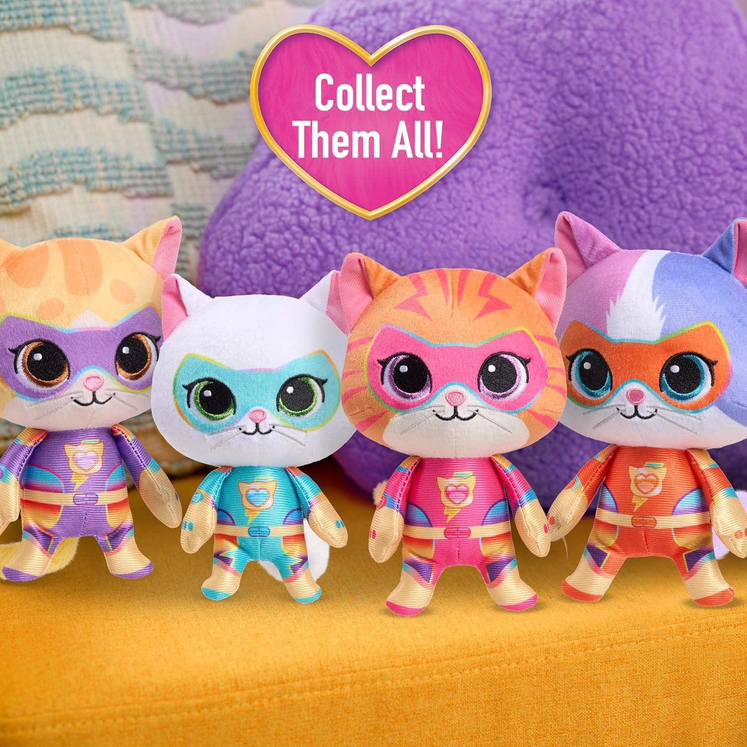 imageDisney Junior SuperKitties SuPurr Charged 7inch Small Ginny Plush Stuffed Animal Ginny Kitten Kids Toys for Ages 2 Up by Just Play