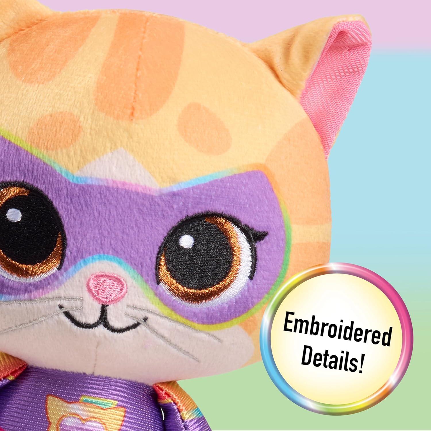 imageDisney Junior SuperKitties SuPurr Charged 7inch Small Sparks Plush Stuffed Animal Sparks Kitten Kids Toys for Ages 2 Up by Just Play
