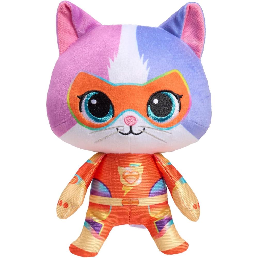 imageDisney Junior SuperKitties SuPurr Charged 7inch Small Buddy Plush Stuffed Animal Buddy Kitten Kids Toys for Ages 2 Up by Just Play
