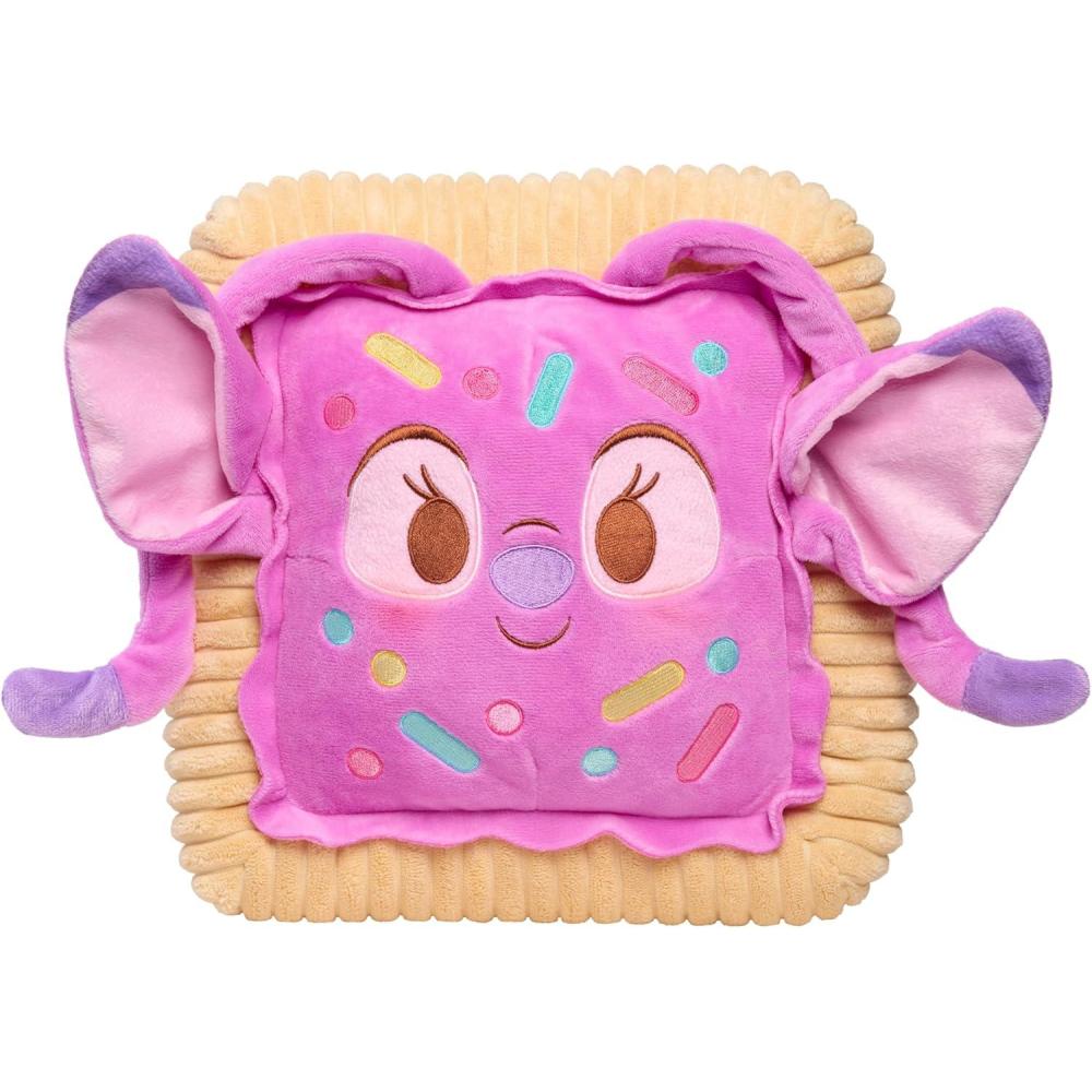 imageDisney Munchlings SqueezeAMunch Scented Large Plush Wild Berry Toaster Pastry Angel 10 inch Collectible Plush Toy for Boys and Girls