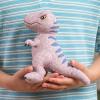 JURASSIC WORLD Rebirth Small Plush T. rex, 7 inch Tall Stuffed Small Plush Animal, Ages 3 and up