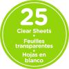 Shrinky Dinks Creative Pack, 25 Sheets Crystal Clear, Kids Art and Craft Activity Set, Holiday Stocking Stuffers, Gifts, Presents, Kids Toys for Ages 6 Up