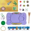 Universal Wicked Gem Art Studio – DIY Jewelry & Charm Craft Kit with Gems, Stickers & Workstation, Kids Craft Set Holiday Gift Ages 3+