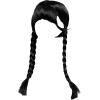 Wednesday Wig and Headband, 2-Pieces, Dress Up and Pretend Play, Kids Toys for Ages 3 Up by Just Play