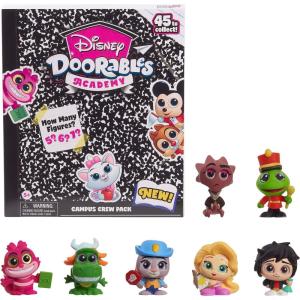 Disney Doorables Academy Campus Crew Series 1, Blind Bag Inspired Figures, Styles May Vary, Officially Licensed Kids Toys for Ages 5 Up by Just Play