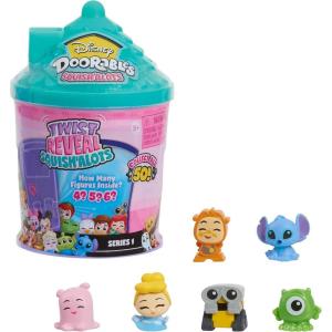 Disney Doorables Squish’Alots Series 1, Collectible Blind Bag Figures in Capsule, Holiday Stocking Stuffers, Gifts, Presents, Kids Toys for Ages 5 Up by Just Play