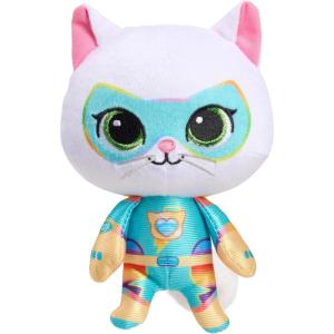 Disney Junior SuperKitties Su-Purr Charged 6.5-inch Small Bitsy Plush Stuffed Animal, Bitsy, Kitten, Kids Toys for Ages 2 Up by Just Play