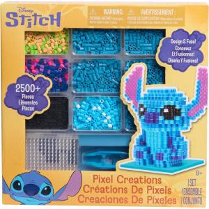 TMNT Pixel Creations Bead Kit Teenage Mutant Ninja Turtles Craft Set with 2500 Beads, Pegboards & Templates Ideal for Birthday Gifts & Screen-Free Play DIY Art Activity for Kids Ages 6+(Stitch)