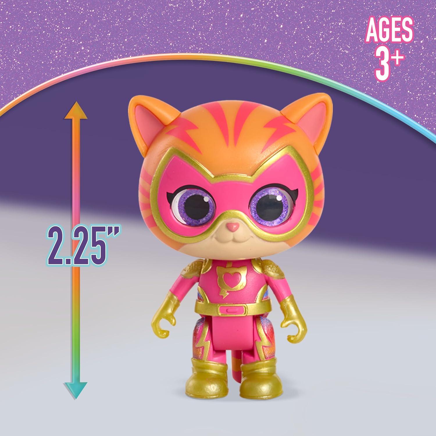 imageDisney Jr SuperKitties Kittydale Figure Set with Accessories 15Pieces Collectible Figurines Amazon Exclusive Toy for Fans Girls Kids Ages 3 and Up by Just Play