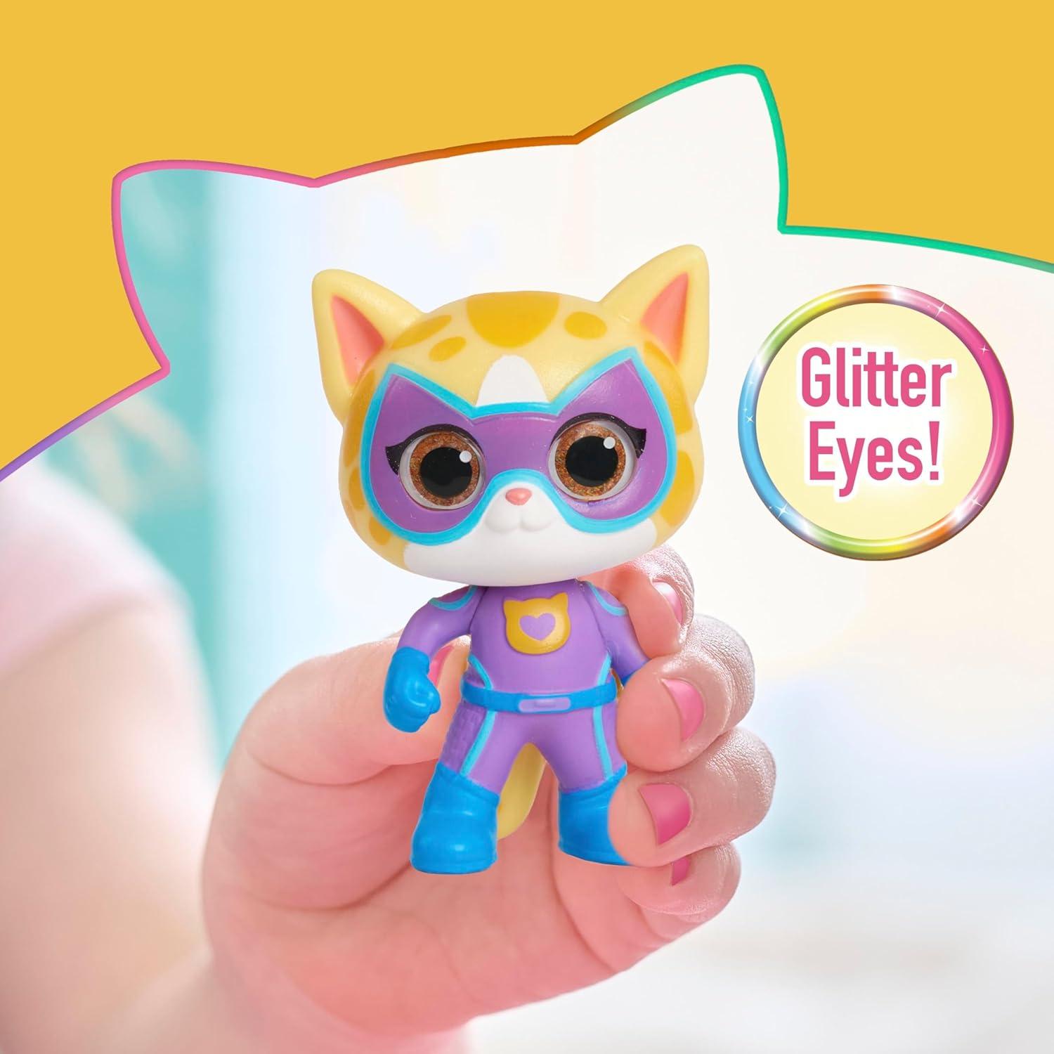 imageDisney Junior SuperKitties SuPurr Charged Bitsy and Sparks Figure Set Holiday Stocking Stuffers Gifts Presents Kids Toys for Ages 3 Up by Just Play