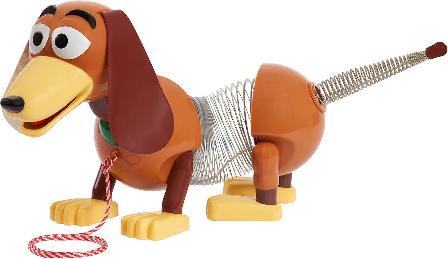 imageDisneyPixars Toy Story Slinky Dog Pull Toy Walking Spring Toy for Boys and Girls Kids Toys for Ages 18 Month by Just Play
