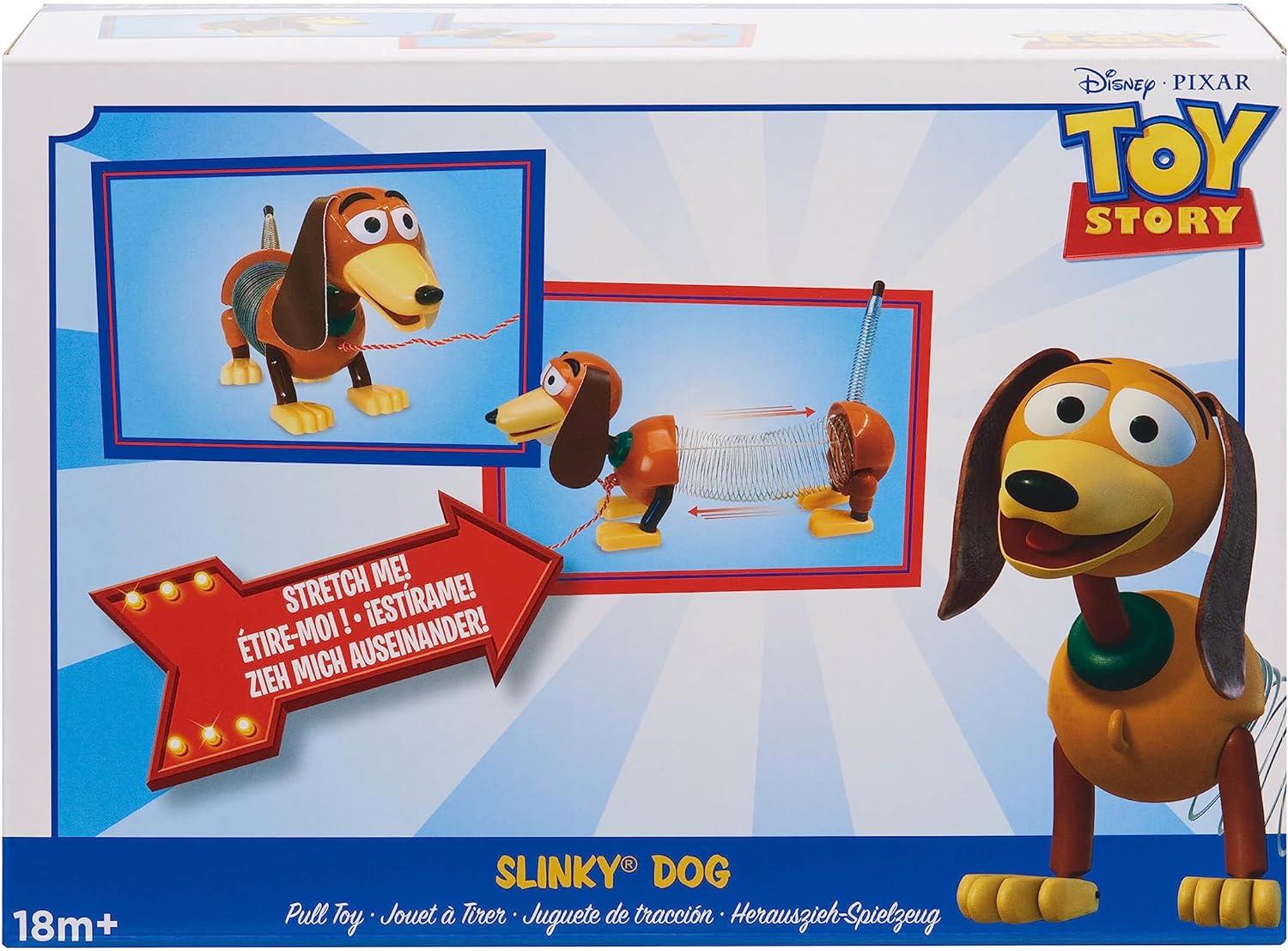 imageDisneyPixars Toy Story Slinky Dog Pull Toy Walking Spring Toy for Boys and Girls Kids Toys for Ages 18 Month by Just Play