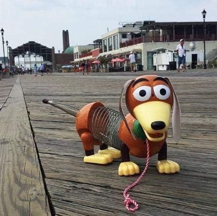 imageSlinky Disney Pixar Toy Story 4 Dog Kids Pull Spring Toy