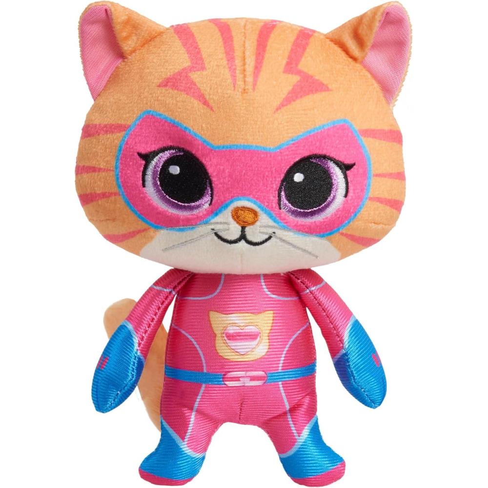 imageDisney Junior SuperKitties 7inch Small Plush Stuffed Animal Ginny Kitten Kids Toys for Ages 2 Up by Just Play
