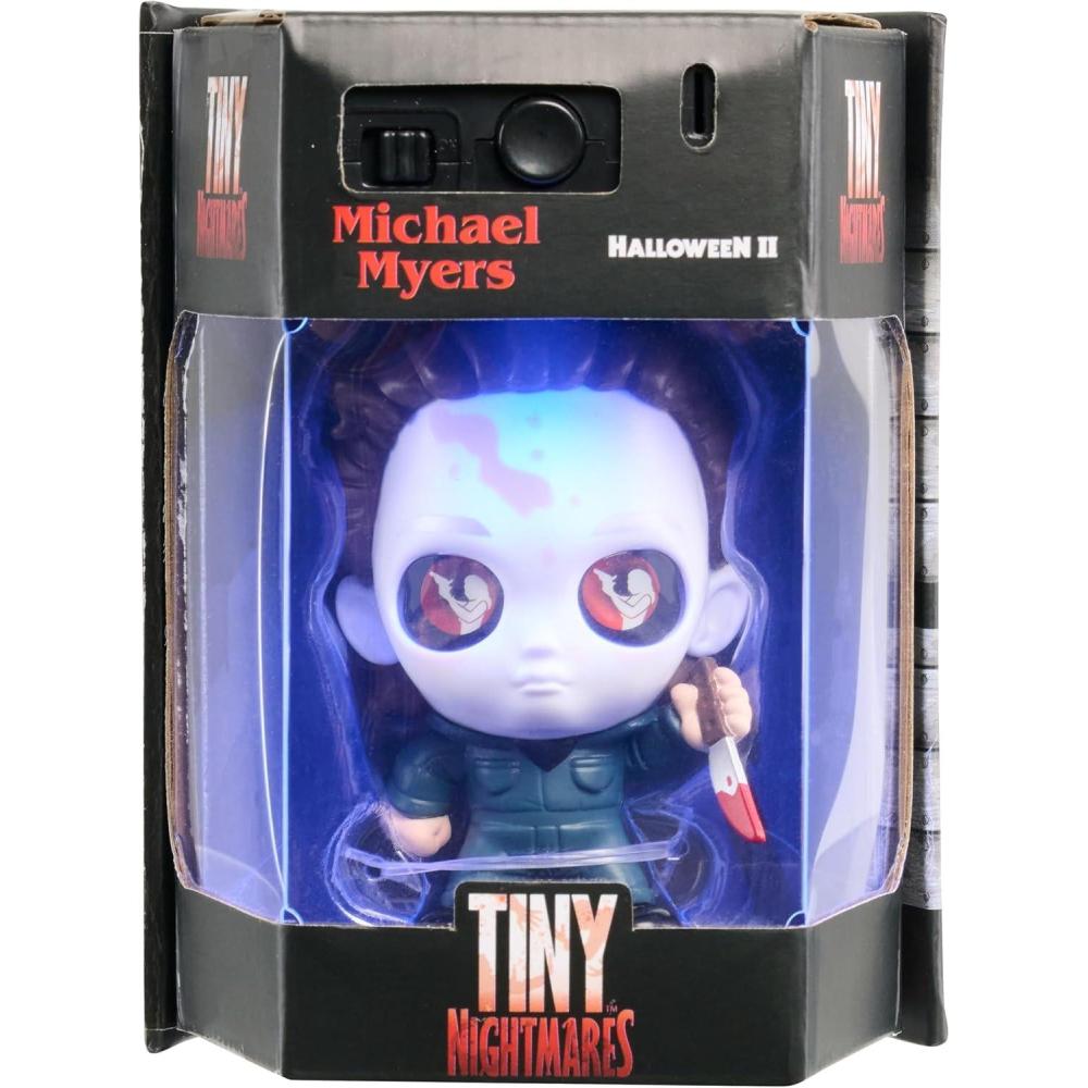 imageTiny Nightmares 3inch Black Light Edition Collectible Michael Myers Figure Amazon Exclusive Toy for Fans Teenagers Adults Boys Girls Ages 14 and Up by Just Play