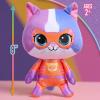 Disney Jr. SuperKitties Small 8-inch Plush Buddy Stuffed Animal, Su-Purr Wild Outfit, Kitten, Toy for Fans, Girls, Kids, Ages 2 and Up by Just Play