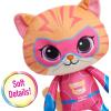 Disney Junior SuperKitties 7-inch Small Plush Stuffed Animal, Ginny, Kitten, Kids Toys for Ages 2 Up by Just Play