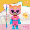 Disney Junior SuperKitties Cat-Tastic Transforming Ginny Lights and Sounds Figure, Kids Toys for Ages 3 Up by Just Play