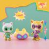 Disney Junior SuperKitties Su-Purr Charged Bitsy and Sparks Figure Set, Holiday Stocking Stuffers, Gifts, Presents, Kids Toys for Ages 3 Up by Just Play