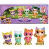 Disney Jr. SuperKitties Water Squirters 4-Pack Set, Bath Toys, Amazon Exclusive, Water Toys for Fans, Girls, Kids, Ages 3 and Up by Just Play