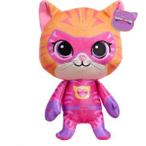 Disney Jr. SuperKitties Small 7-inch Plush Ginny Stuffed Animal, Su-Purr Wild Outfit, Kitten, Toy for Fans, Girls, Kids, Ages 2 and Up by Just Play