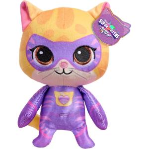 Disney Jr. SuperKitties Small 8-inch Plush Sparks Stuffed Animal, Su-Purr Wild Outfit, Kitten, Toy for Fans, Girls, Kids, Holiday Stocking Stuffers, Gifts, Presents, Ages 2 and Up by Just Play