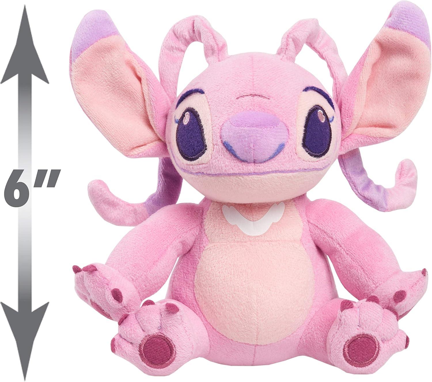 imageDisney Lilo ampamp Stitch 6Inch Bean Plushie Angel Stuffed Animal Alien Kids Toys for Ages 2 Up by Just Play