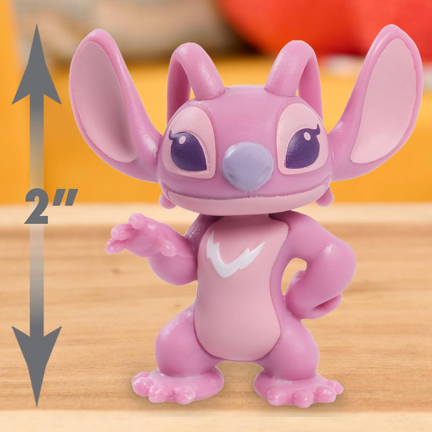 imageDisney Stitch Collectible Figure Set with Accessories 11Pieces 2inch Figurines Collectible Toys Home Decoration Holiday Stocking Stuffers Gifts Presents Kids Toys for Ages 3 Up by Just Play