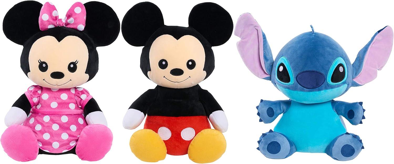 imageDisney Stitch Comfort Weighted Plush Stitch 14inch Stuffed Animal Alien Blue Kids Toys for Ages 3 Up by Just Play