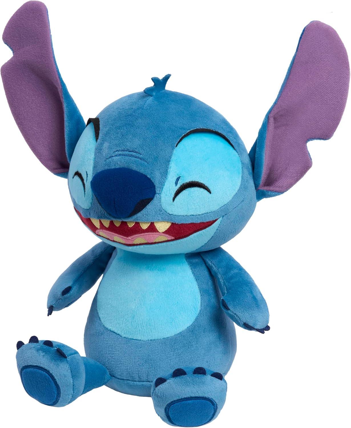 imageDisney Stitch Crack Me Up Stitch 11inch Plush with Sounds and Motion Wiggles Giggles and Laughs Stuffed Animal Kids Toys for Ages 3 Up by Just Play