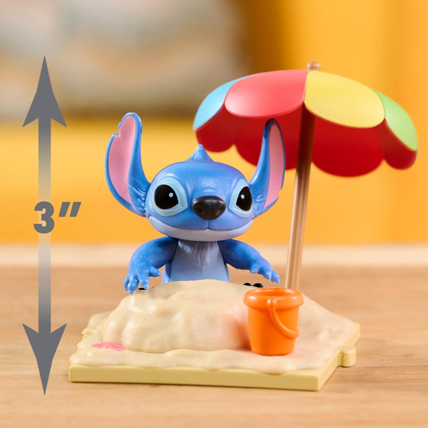 imageDisney Stitch LiveAction Movie Time 3inch Collectible Figures Blind Box Collectible Toys Home Decoration Holiday Stocking Stuffers Gifts Presents Kids Toys for Ages 3 Up by Just Play