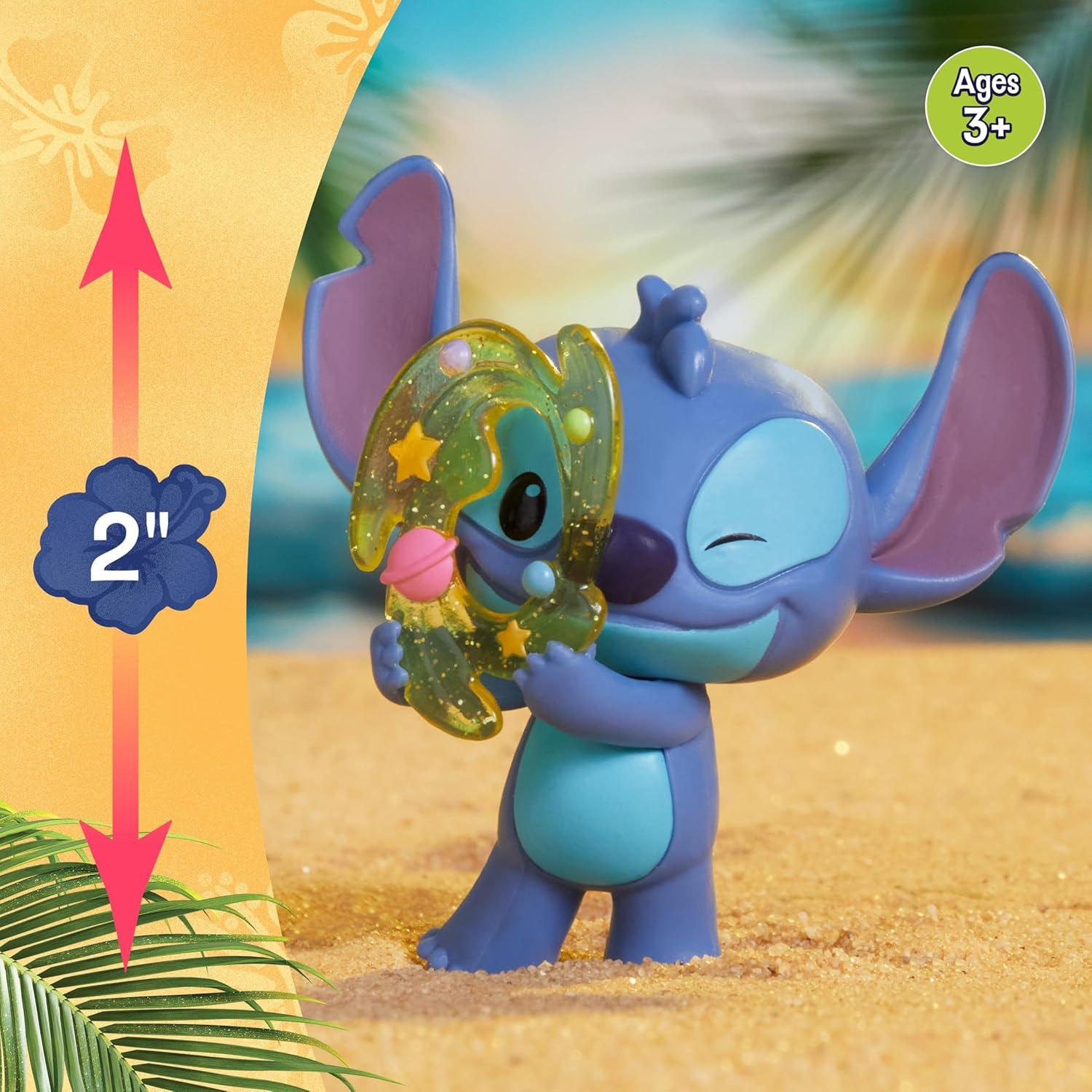 imageDisney Stitch Outta This World Mini Figures Capsule 2Pack Blind Box 2inch Collectible Figurines Holiday Stocking Stuffers Gifts Presents Kids Ages 3 and Up by Just Play