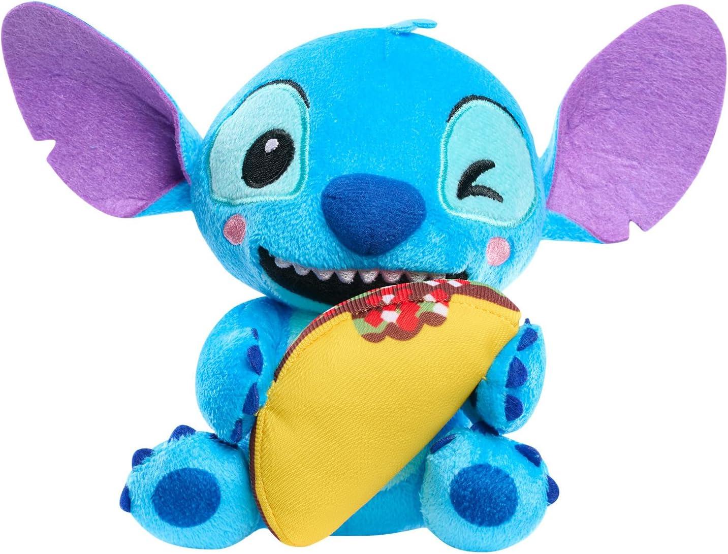 imageDisney Stitch Small 7inch Plush Stuffed Animal Stitch with Taco Kids Toys for Ages 2 Up by Just Play