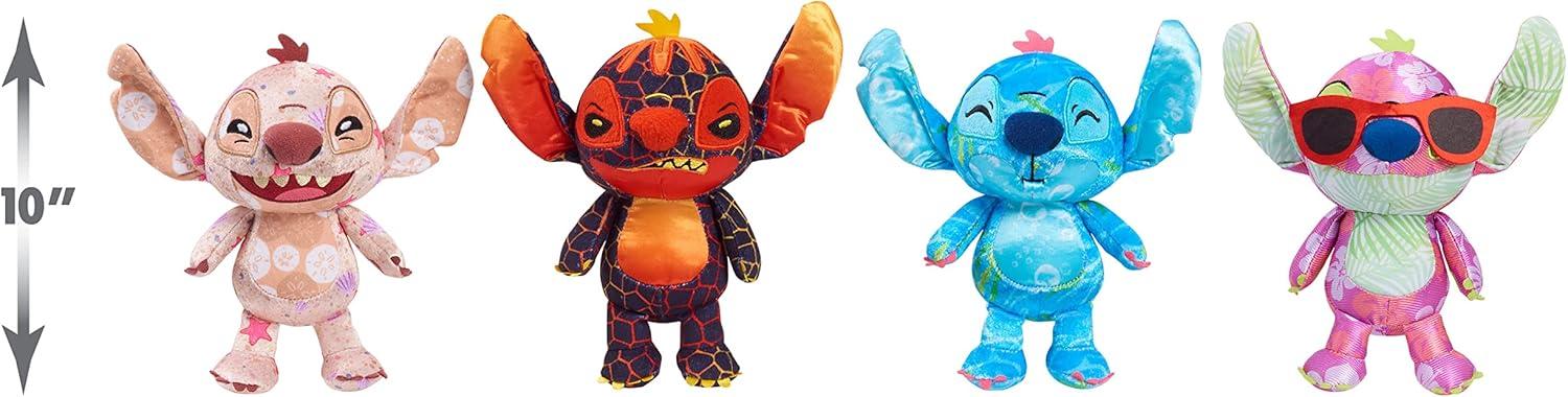 imageJust Play STITCH Disney Hawaiian Elements Plush Stuffed Animals Collector Set Officially Licensed Kids Toys for Ages 3 Up Amazon Exclusive