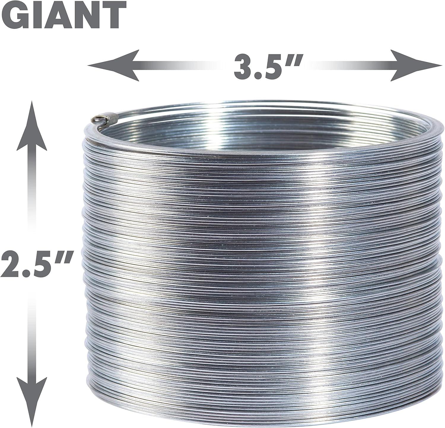 imageJust Play The Original Slinky Brand Fidget Toy Pack 1 Giant 1 Classic and 1 Slinky Junior Walking Metal Spring Toy Kids Toys for Ages 5 Up