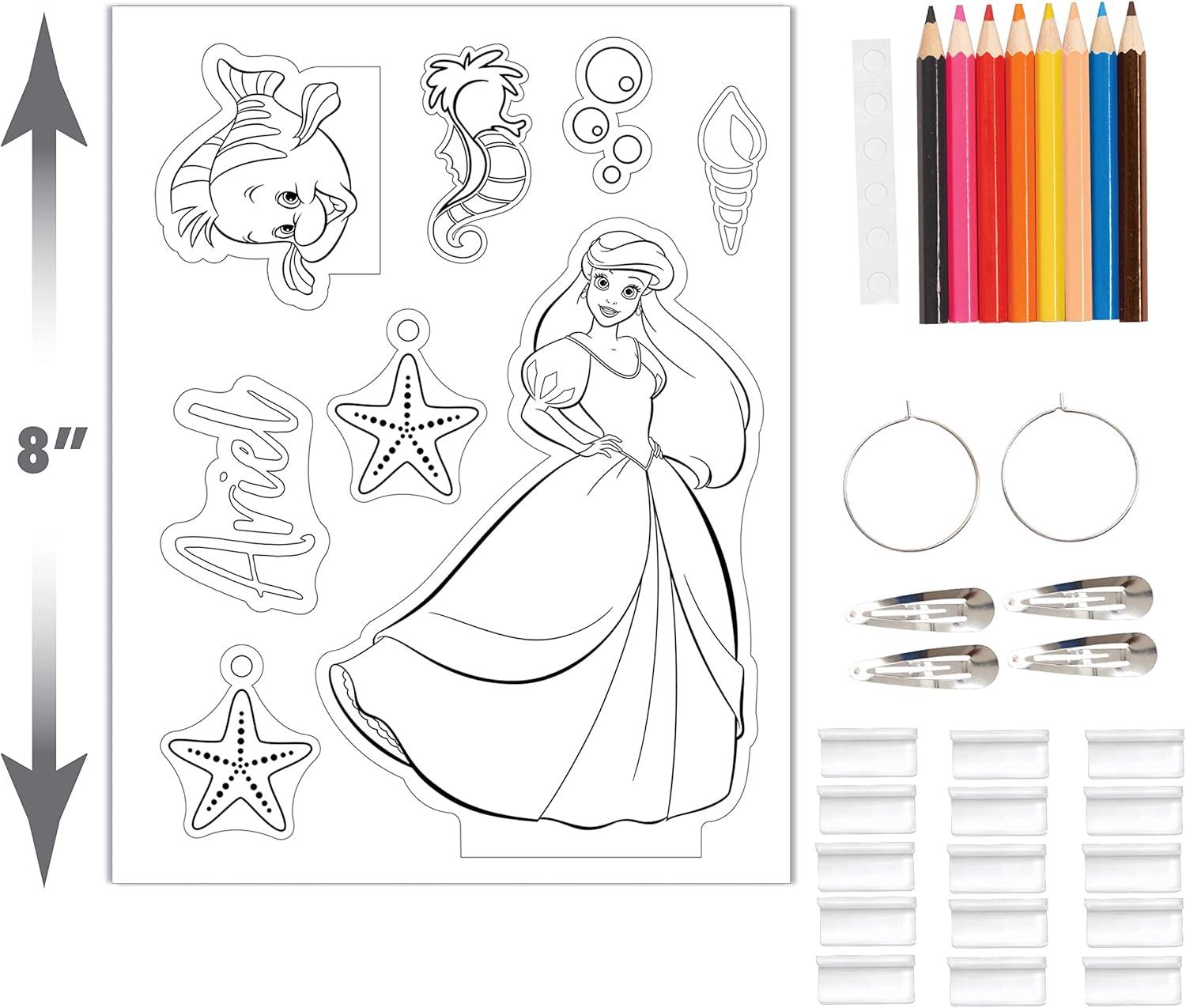 imageShrinky Dinks Disney Princesses Kit Includes 15 Shrinky Dinks Arts and Crafts for Kids Holiday Stocking Stuffers Gifts Presents Kids Toys for Ages 5 Up by Just Play