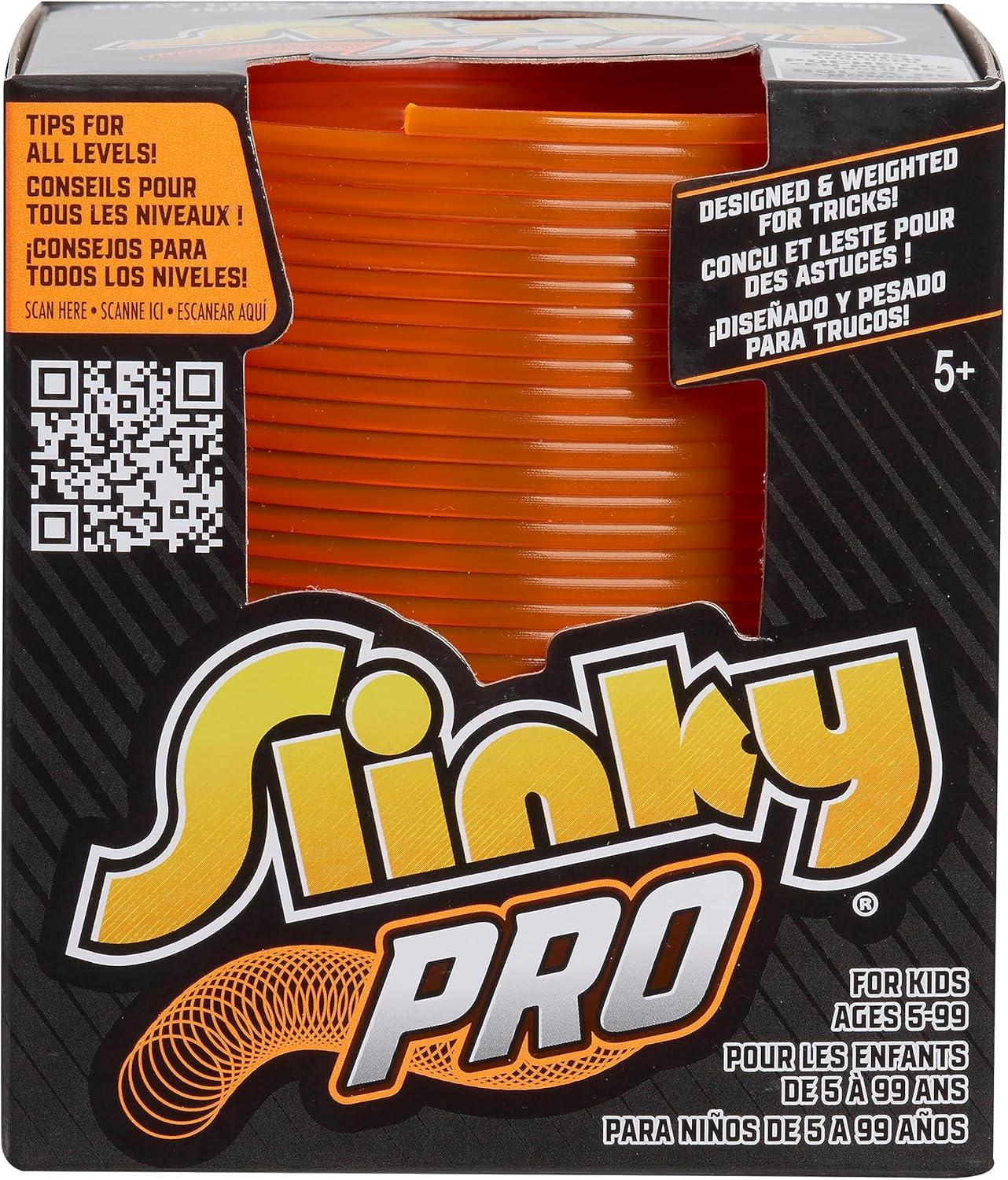 imageSlinky Pro Plastic Spring Fidget Toy Orange 34inch Diameter Kids Toys for Ages 5 Up by Just Play