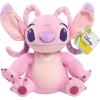 Disney Lilo & Stitch 6-Inch Bean Plushie Angel, Stuffed Animal, Alien, Kids Toys for Ages 2 Up by Just Play