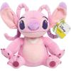 Disney Lilo & Stitch 6-Inch Bean Plushie Angel, Stuffed Animal, Alien, Kids Toys for Ages 2 Up by Just Play