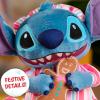 Disney Stitch 10-inch Holiday Feature Plush Stitch Stuffed Animal with Music and Motion, Soft Cuddly Material, Toy for Fans, Girls, Boys, Kids, Ages 3 and Up by Just Play