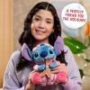 Disney Stitch 10-inch Holiday Feature Plush Stitch Stuffed Animal with Music and Motion, Soft Cuddly Material, Toy for Fans, Girls, Boys, Kids, Ages 3 and Up by Just Play